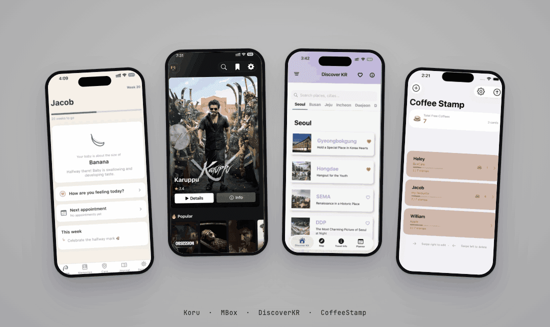 Native mobile apps — iOS & Android